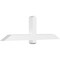 Ekena Millwork Eugene Architectural Grade PVC Gable Bracket, 60"W x 17 1/2"H x 4"D x 4"F, 7/12 Pitch GBP060X18X0404EUG00 - alternate 1